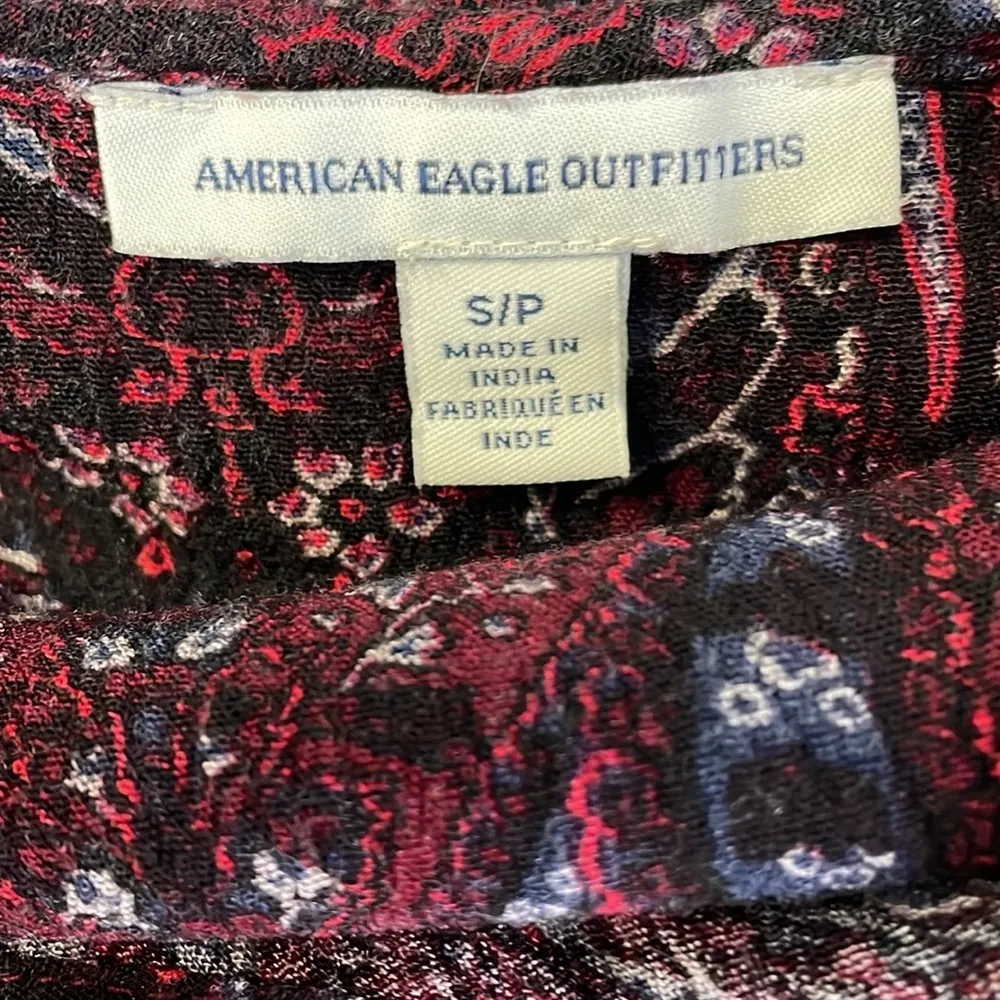 American Eagle Floral Paisley Print Dress - Image 5