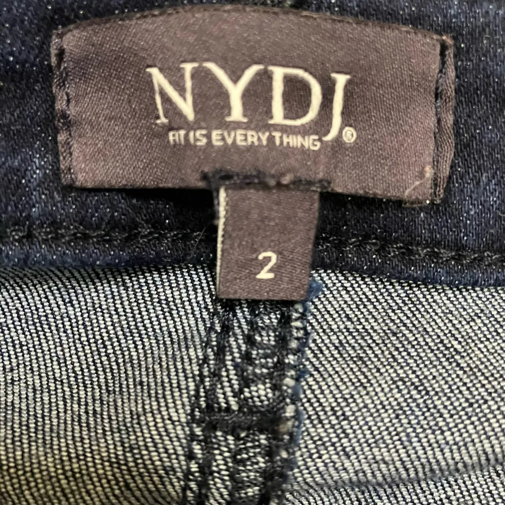 NYDJ Womens Alina Legging Dark Wash Skinny Jean Size 2 - Image 5