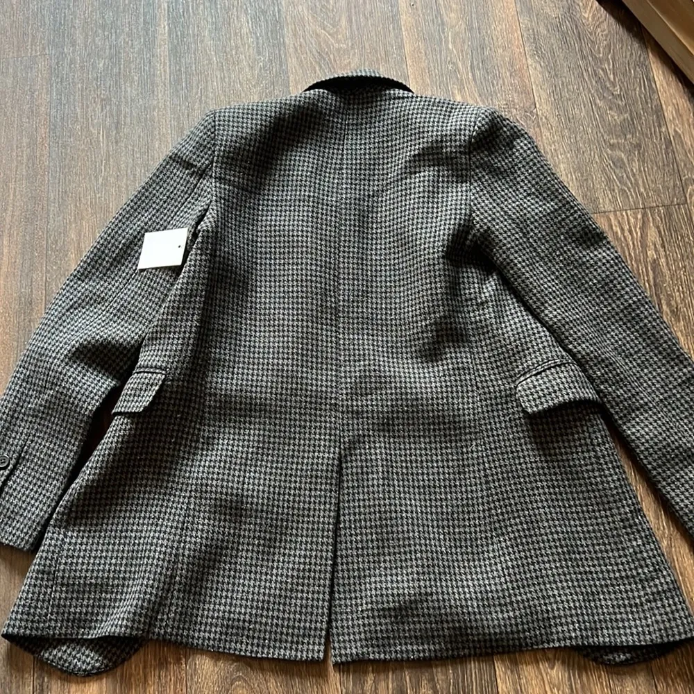 Houndstooth Blazer Black Size 6 - Image 4
