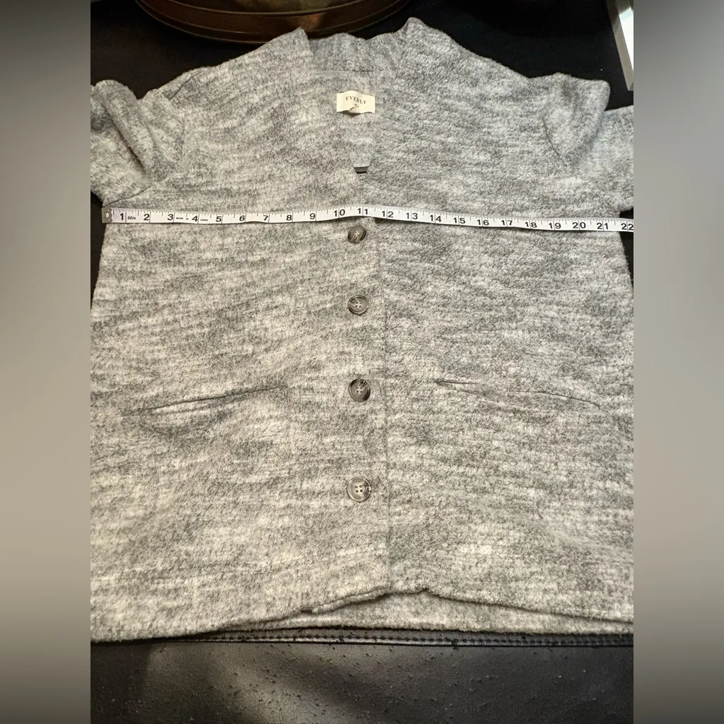 Everly Gray Women's Cardigan Sweater - Image 9