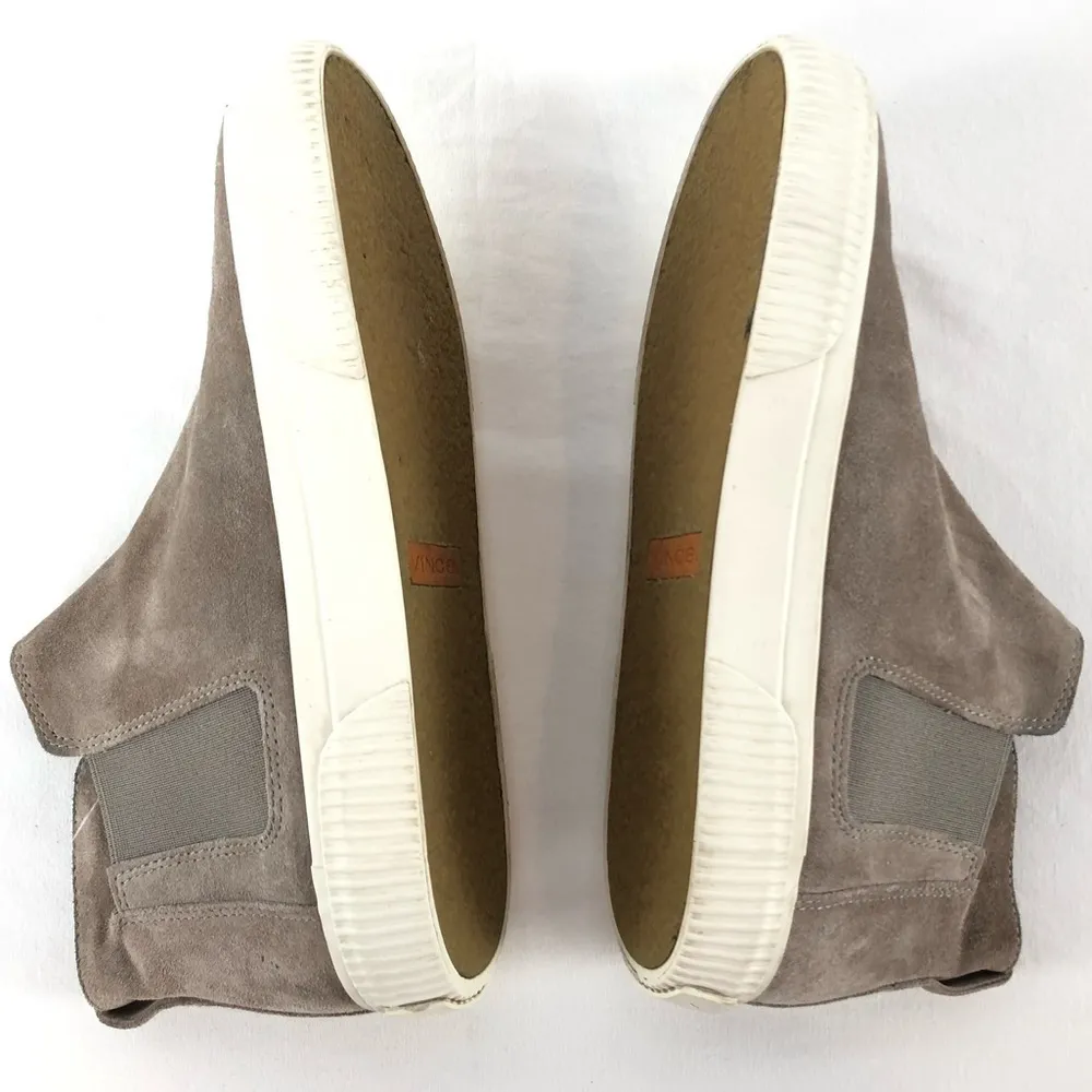 Vince Kelowna Suede‎ Hightop Sneaker in Woodsmoke Size 6.5 - Image 6