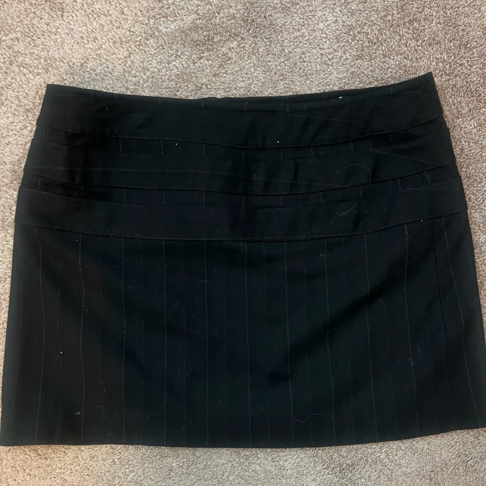 EXPRESS Vintage Schoolgirl Triple Belt Buckle Skirt - Image 3