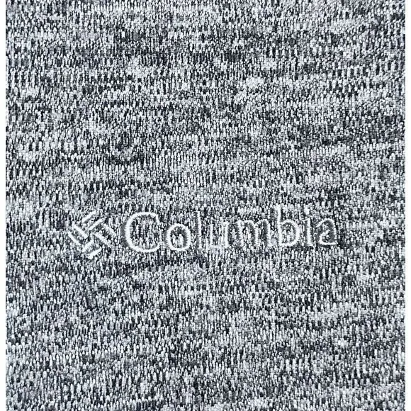 Columbia Women's Black And White‎ Gray Hoodie Sweatshirt Zip Pocket Large - Image 3