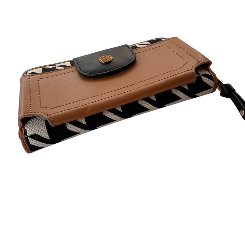 NWT Spartina 449 Stoddard Multi Phone Crossbody Bag Leather and Linen - Image 4