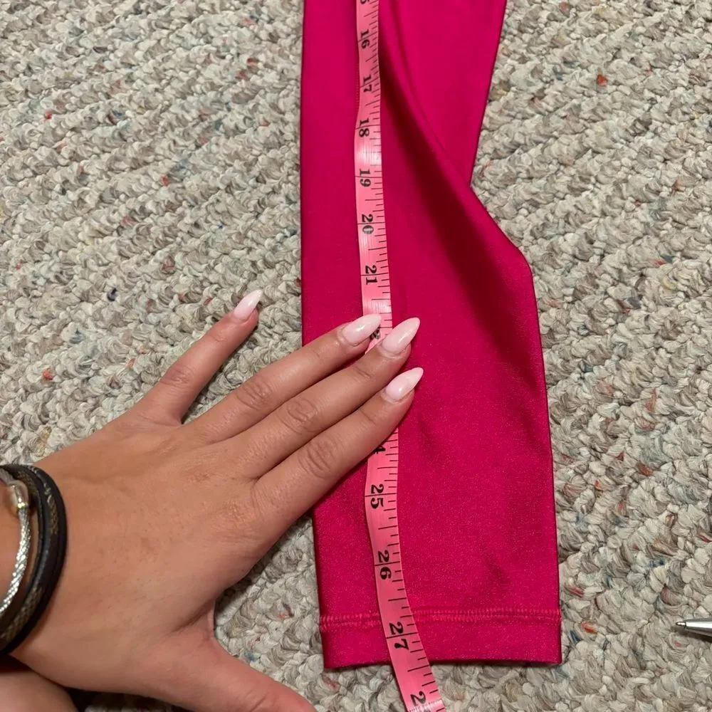 Athleta Elation Shine Tight Legging Cyclamen Hot Fuchsia Pink- Size 0 XXS - Image 13