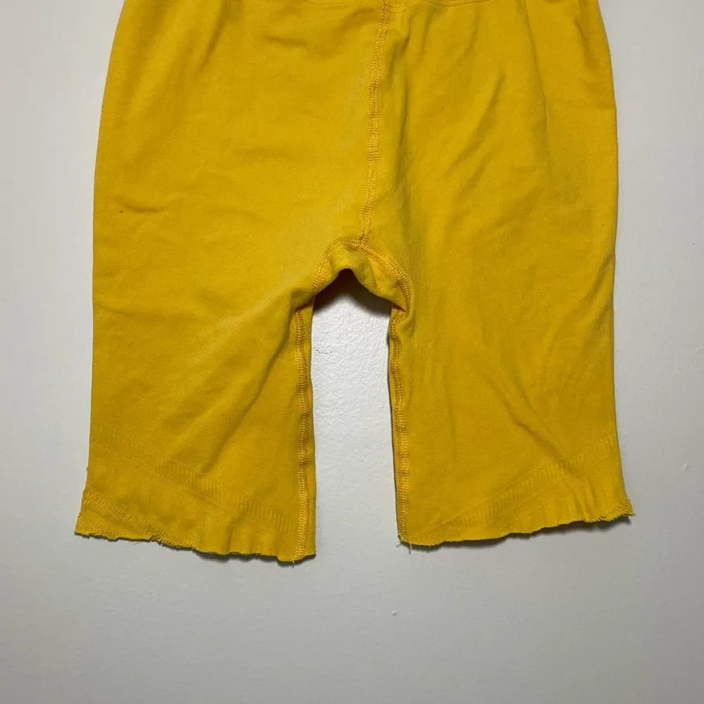 Free People Sunray Yellow Gone Adrift Bike Shorts - Image 3