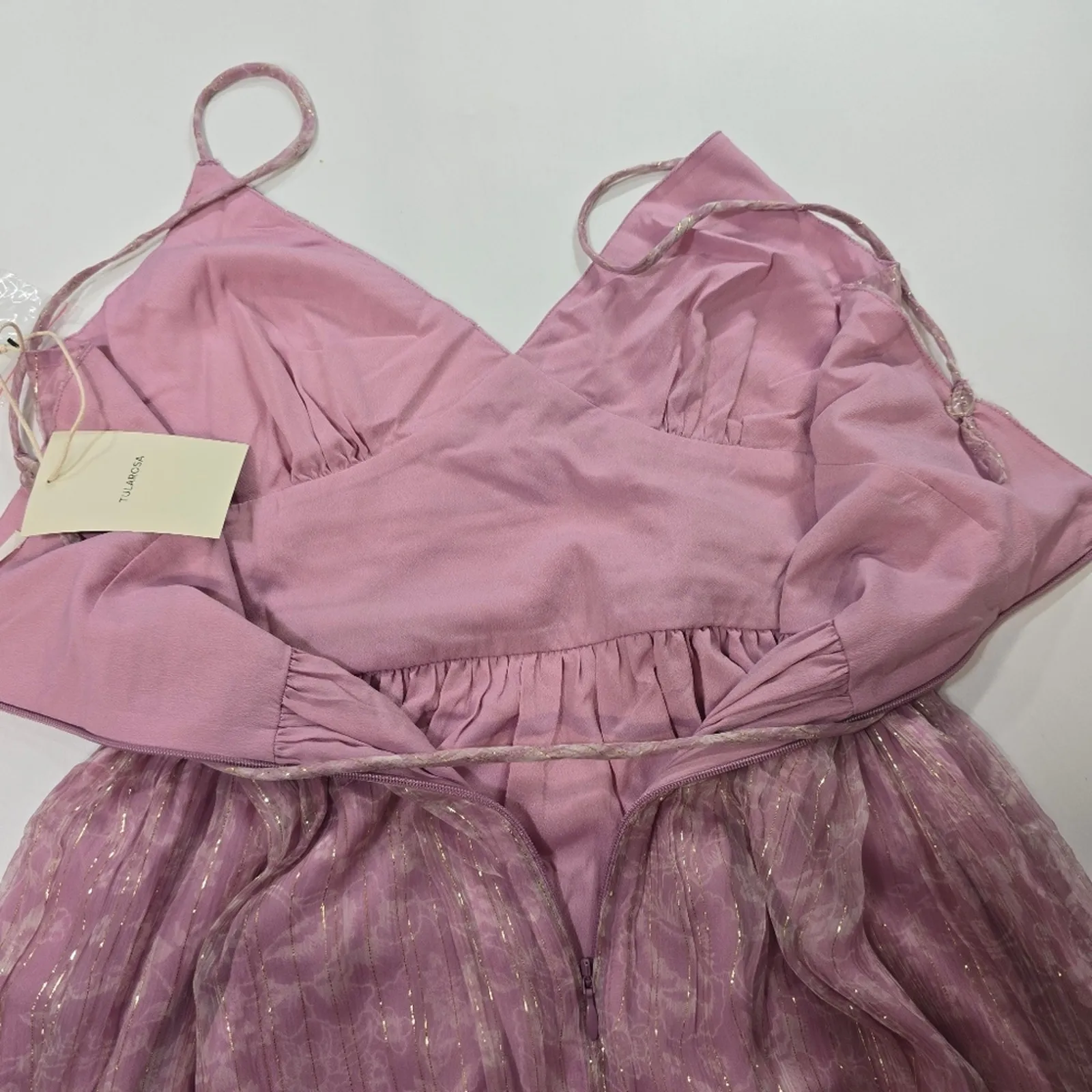 Tularosa Brooks Dress in Lilac Toile Floral XS - Image 7