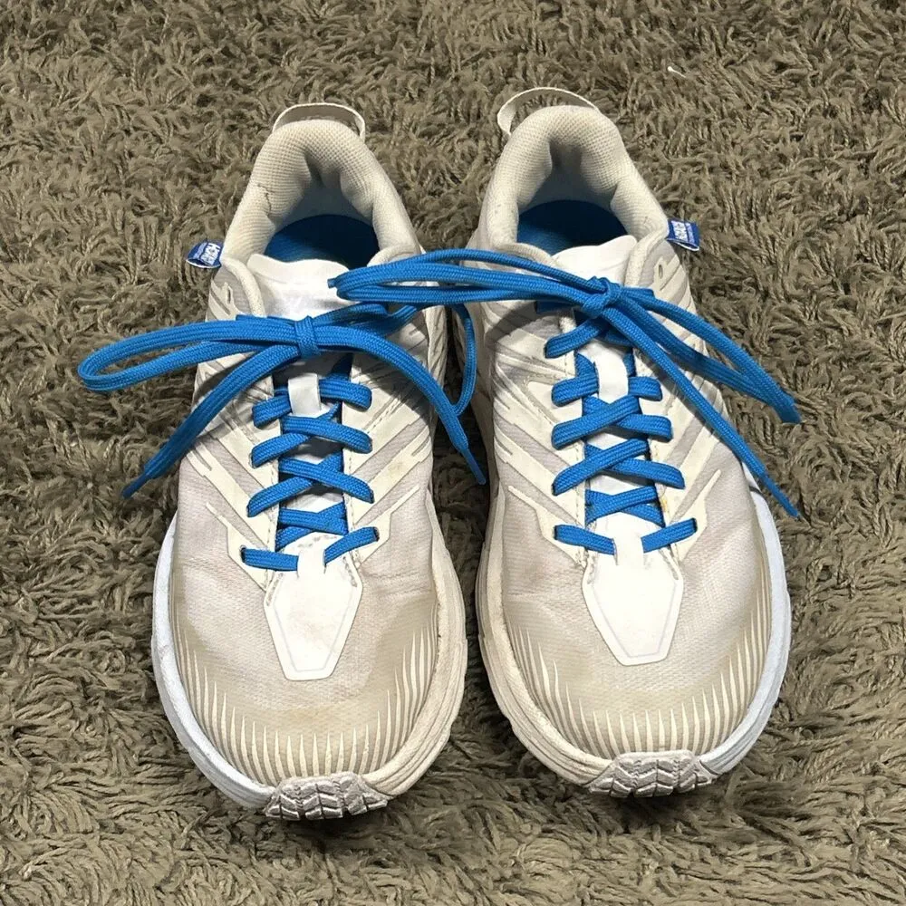 Hoka One One Tint Speedgoat 4 Shoes Womens 7.5 Running 1123010 MCYB Mens 6.5 White - Image 4