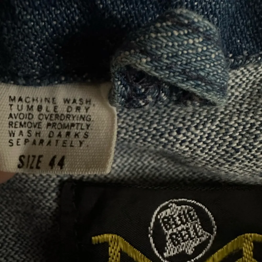 Vintage 60s 70s Maverick Blue Bell Denim Jean Jacket Unisex Size 44 - Image 8