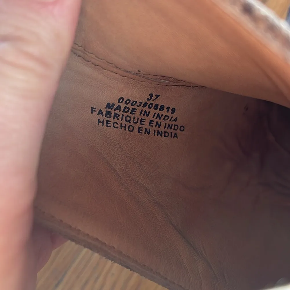 Free People Animal Charm Double V Python Ankle Boots. EU Size 37 (7) - Image 6