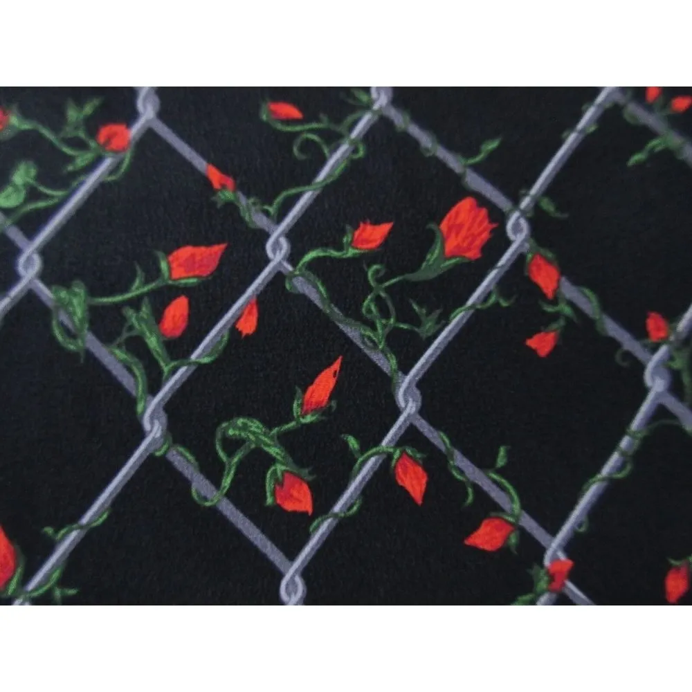 NWT Equipment Simon in Black Chain Link Floral Print Silk Button Down Shirt XS - Image 4