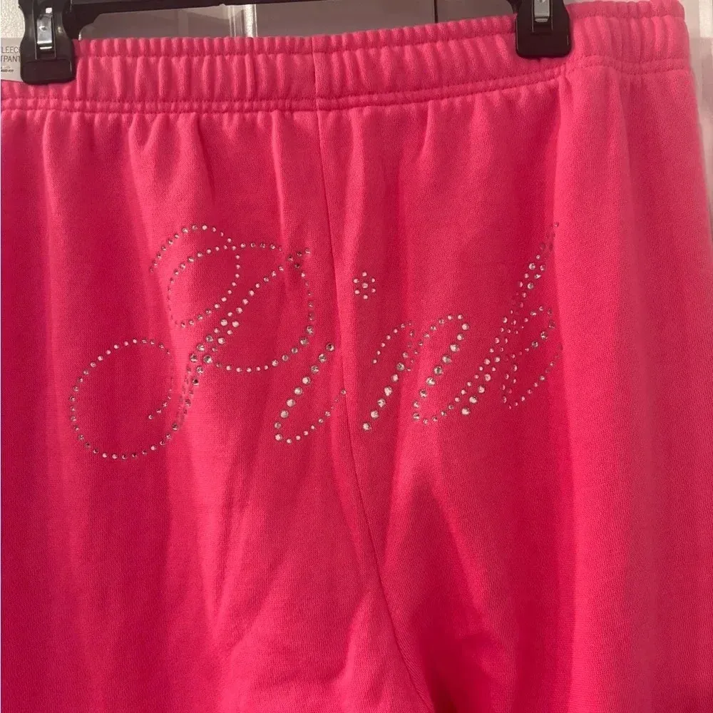 Victoria Secret PINK
IVY FLEECE CAMPUS BLING SWEATPANTS XL NWT - Image 6