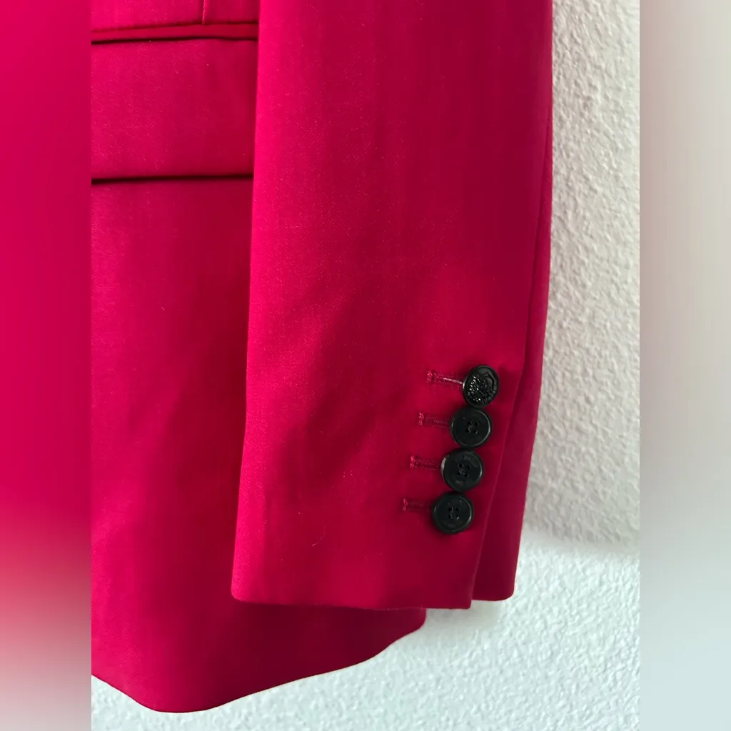 The Kooples PINK CREPE SUIT JACKET sz 38 (M) - Image 7