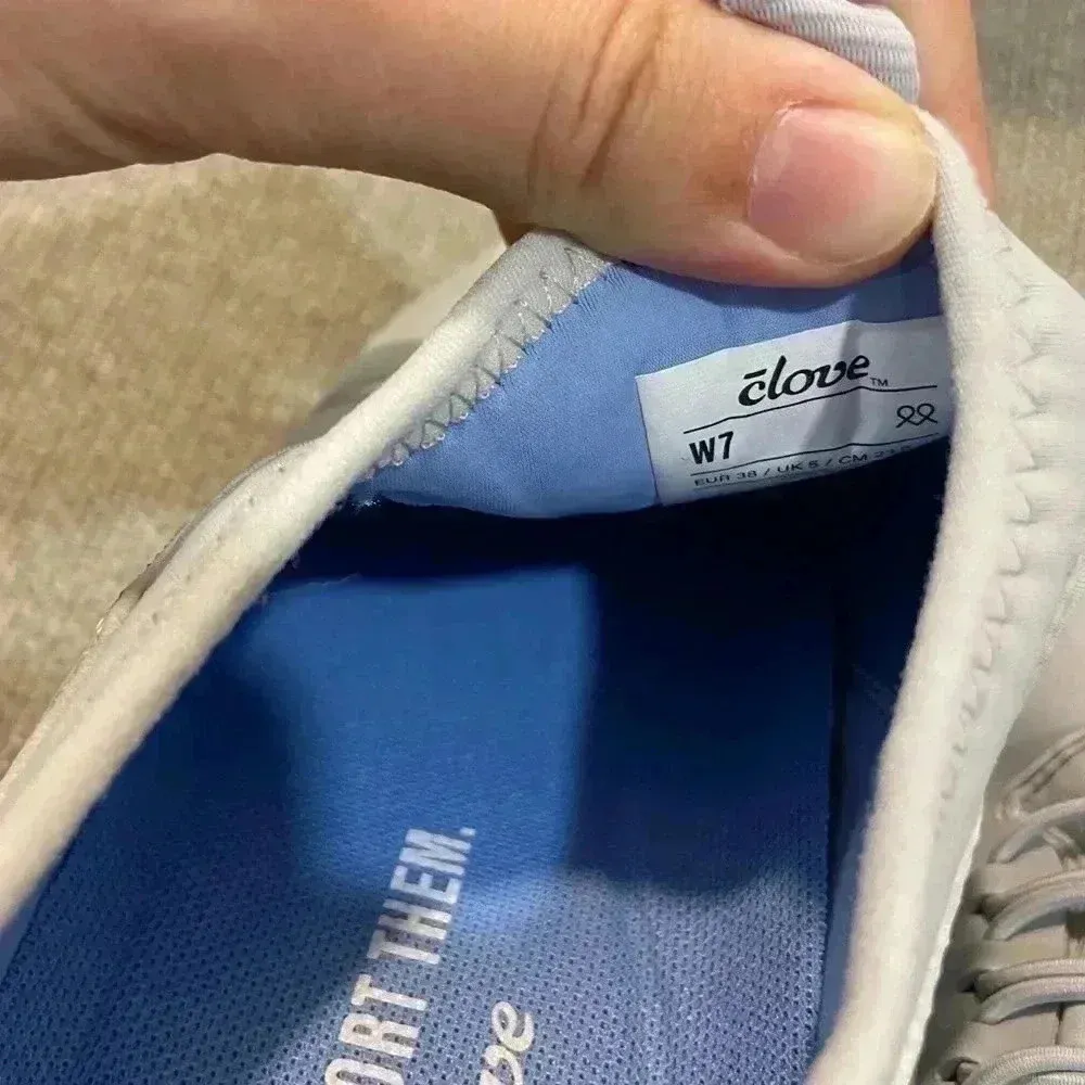 Women's Clove Nursing Comfort Tennis Shoes Grey Matter Blue Size 9.5 - Image 6