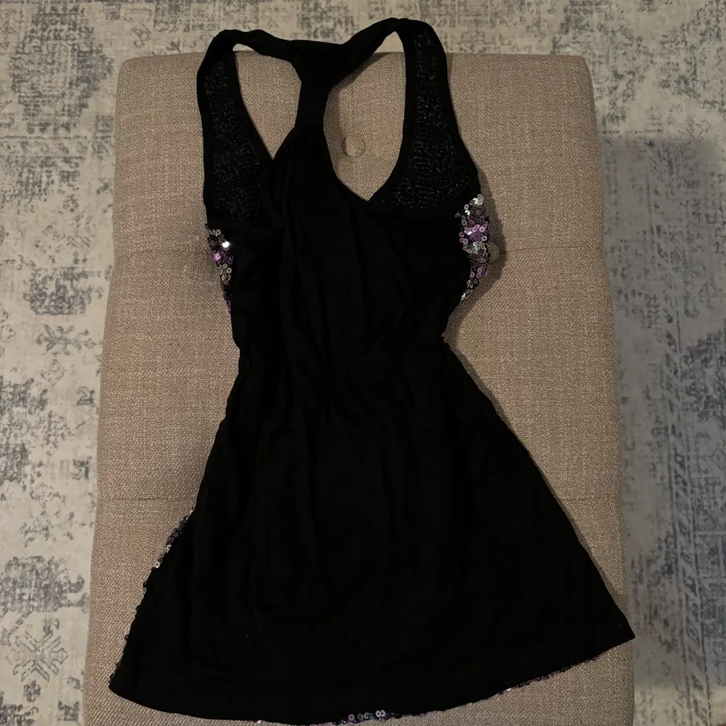 Y2K vintage 2000’s Bebe Sparkly Tank Top - Image 2