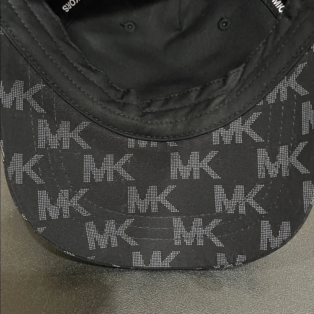 Michael Kors | Black MK Logo Hat - Image 8