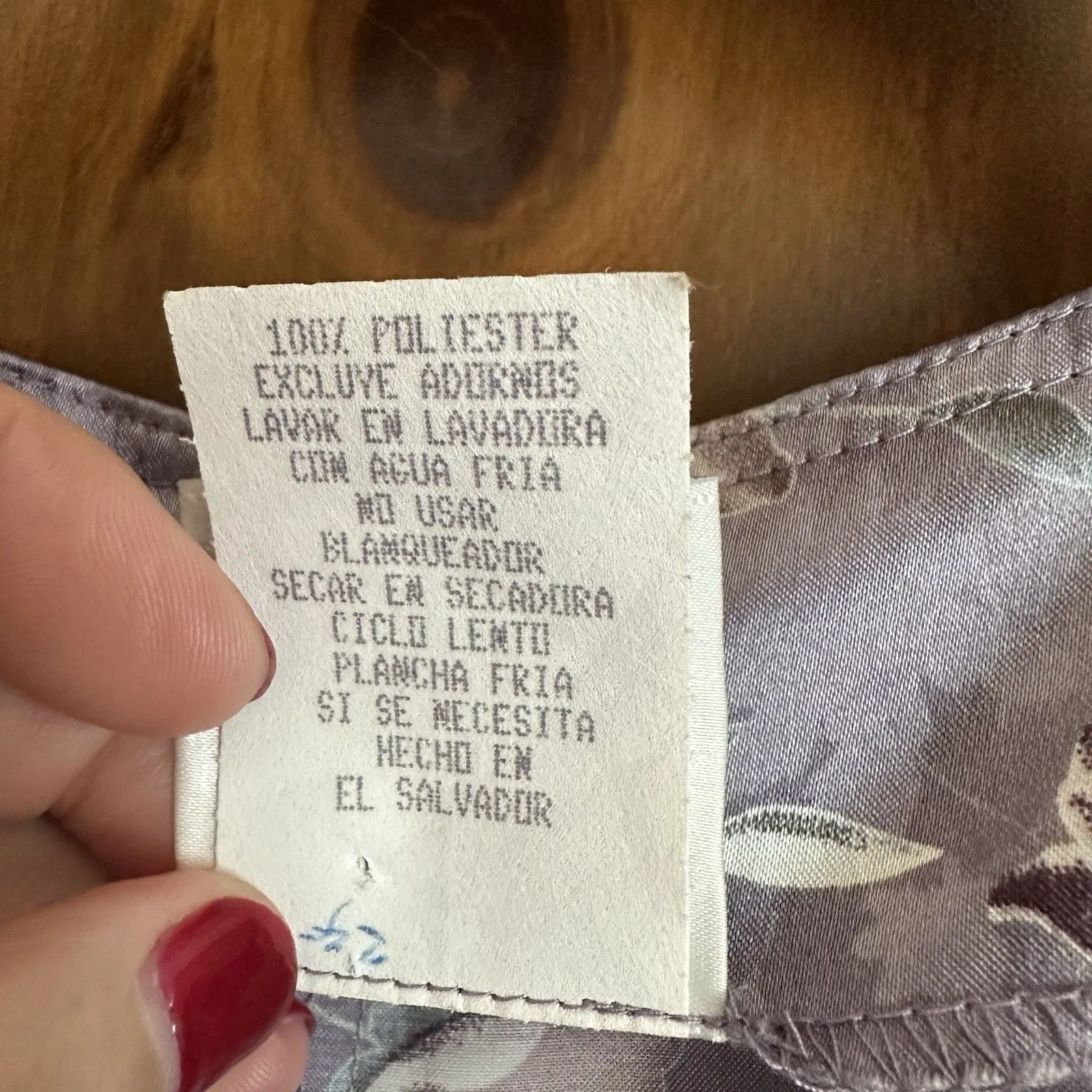 VTG JR Bentley Maxi Dress Sleeveless Floral Purple Fairy Whimsical Ethereal Size 12 - Image 6