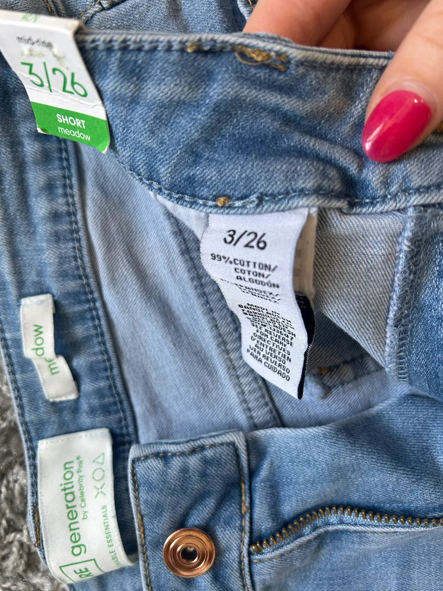 Shorts Blue Size 26 - Image 5