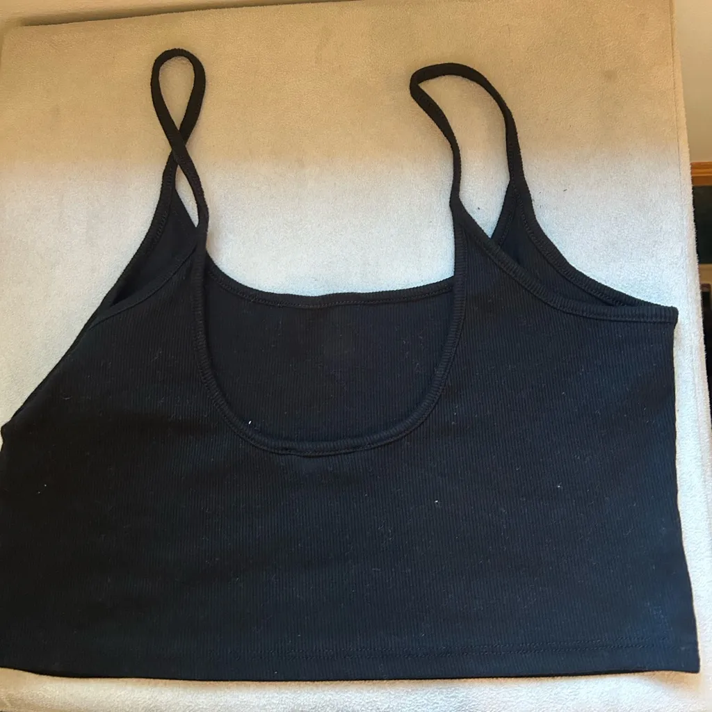 Black Cropped Bucky Badger Tank Too - Image 3