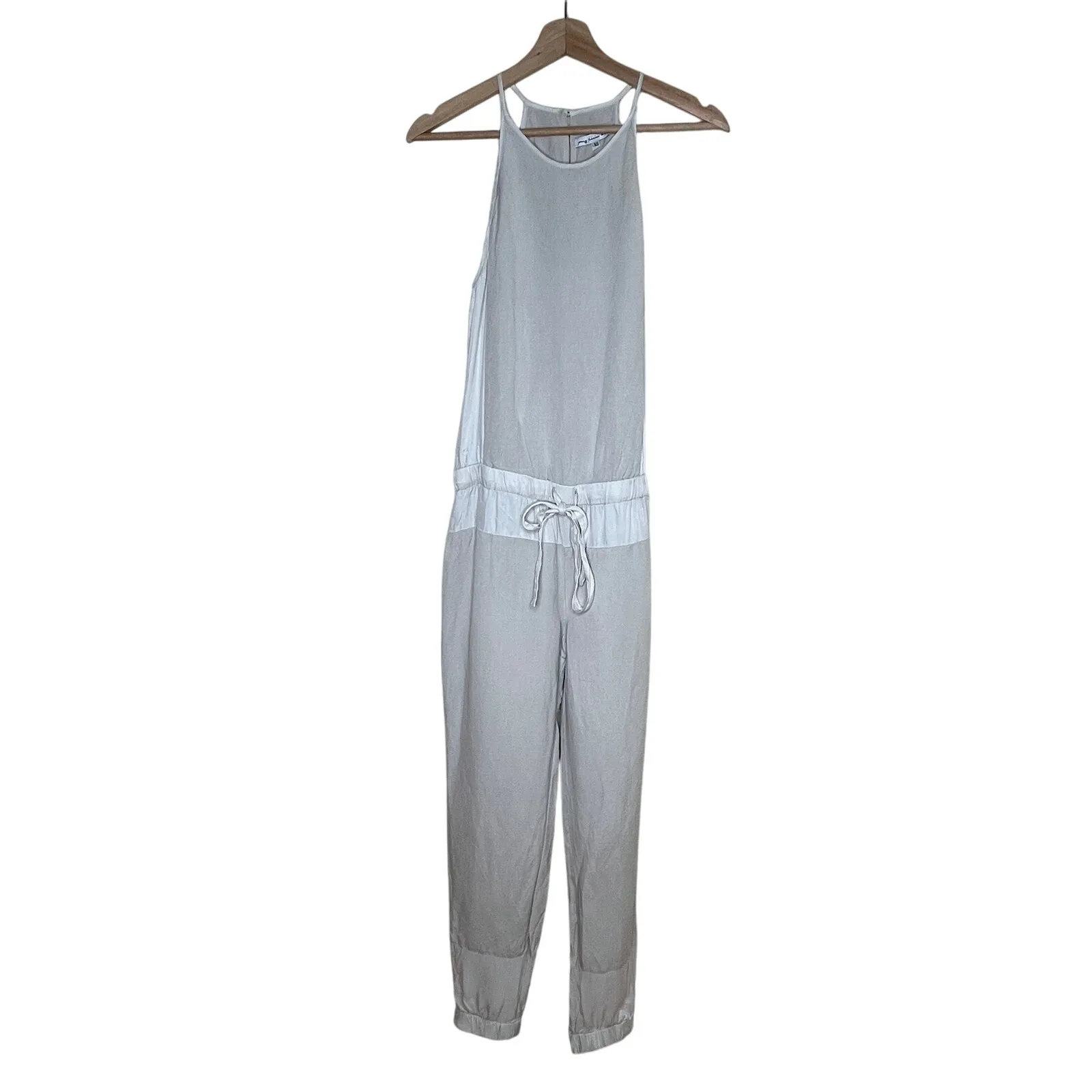 Young Fabulous & Broke Diego Jumpsuit Boho Tassel Waist Romper Women White XS - Image 3