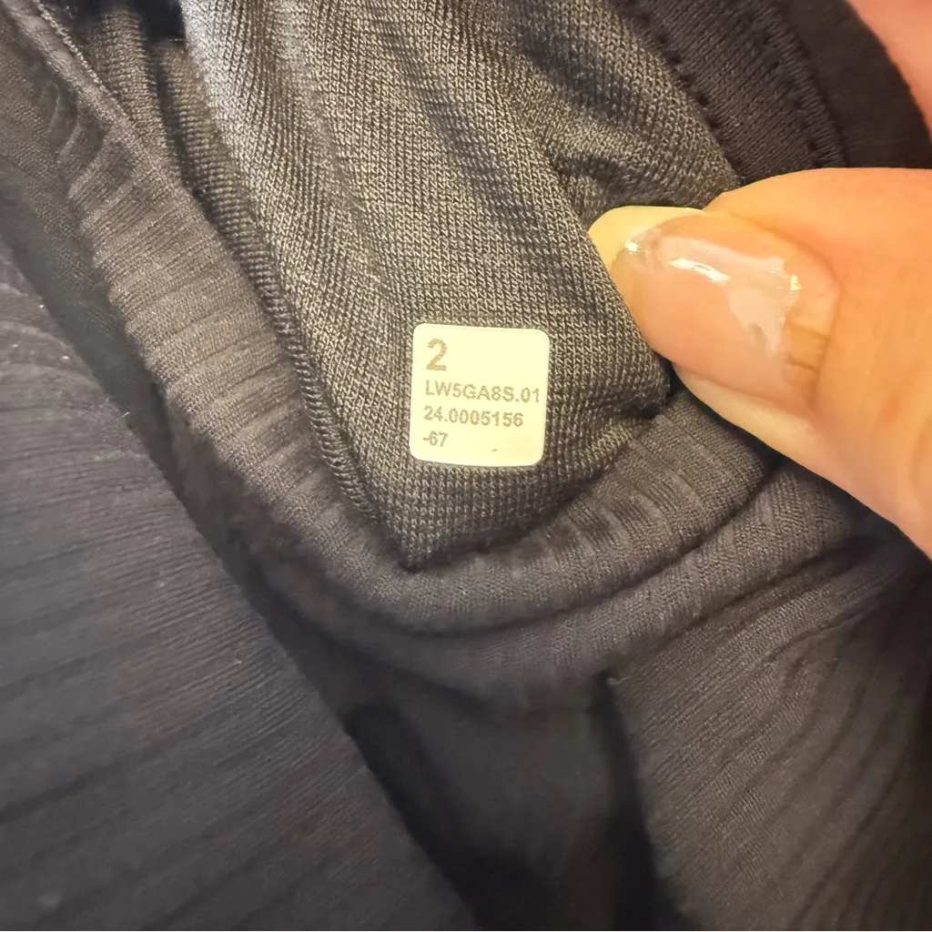 New! Lululemon Align Rib Mini-Flare Regular Black Pant Stretch Women’s Size 2 - Image 10