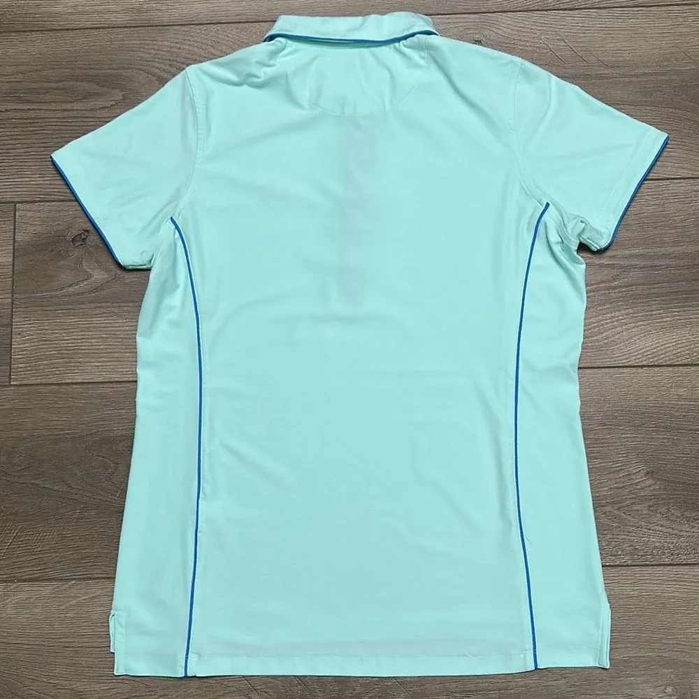 Masters Magnolia Lane Tech Performance Golf‎ Polo Blue Size Medium - Image 6