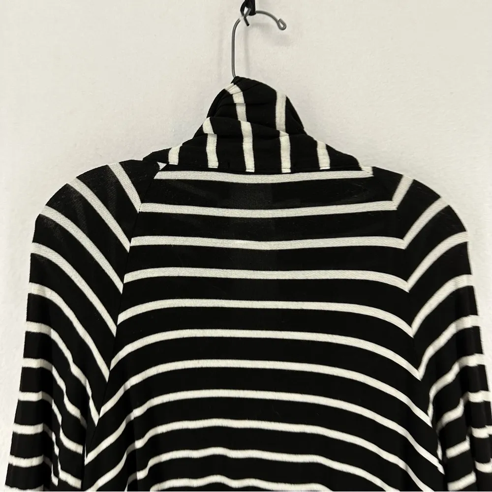 Tart Long Sleeve Pocket Striped Cardigan XS Black/White - Image 7