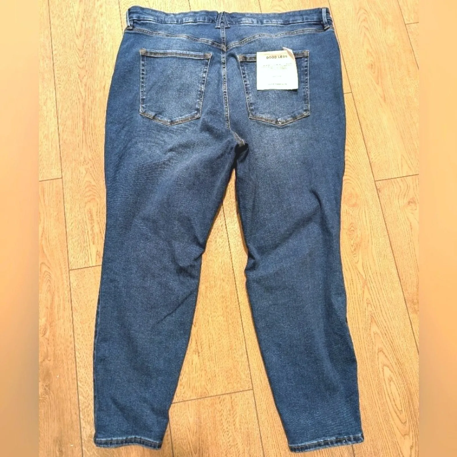 NEW Good American Always Fits Plus Size 28-32 Legs Skinny Jeans Stretchy NWT - Image 8