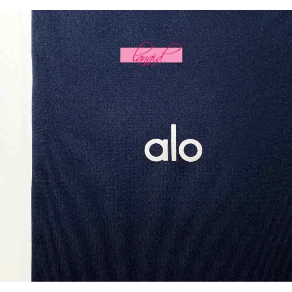 Alo 7/8 High-Waist Airlift Leggings True Navy Hi-Rise Waisted Tights Skinny Pant - Image 9