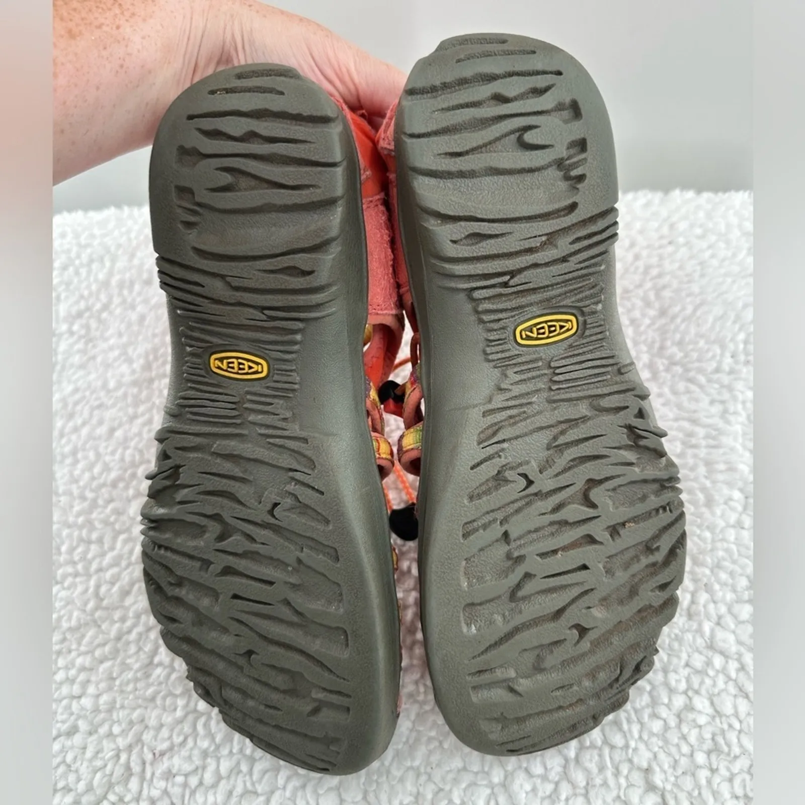 Keen Whisper Coral Waterproof Sport Bungee Lace Sandals Women's Size 6 - Image 8
