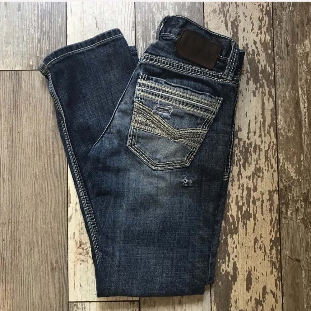 BKE Aiden Straight Distressed Jeans Size 26 Short - Image 3