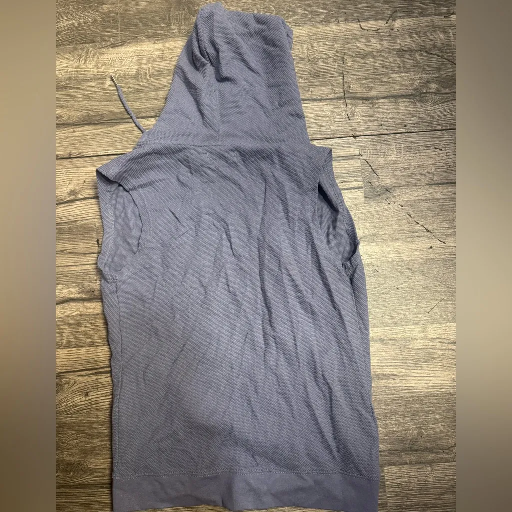 King Purple Sleeveless Hoodie Size L - Image 3