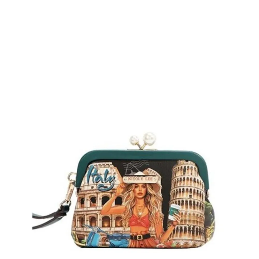 Nicole Lee‎ USA Chelsea Pearl Kiss-Lock Coin Purse - Image 2