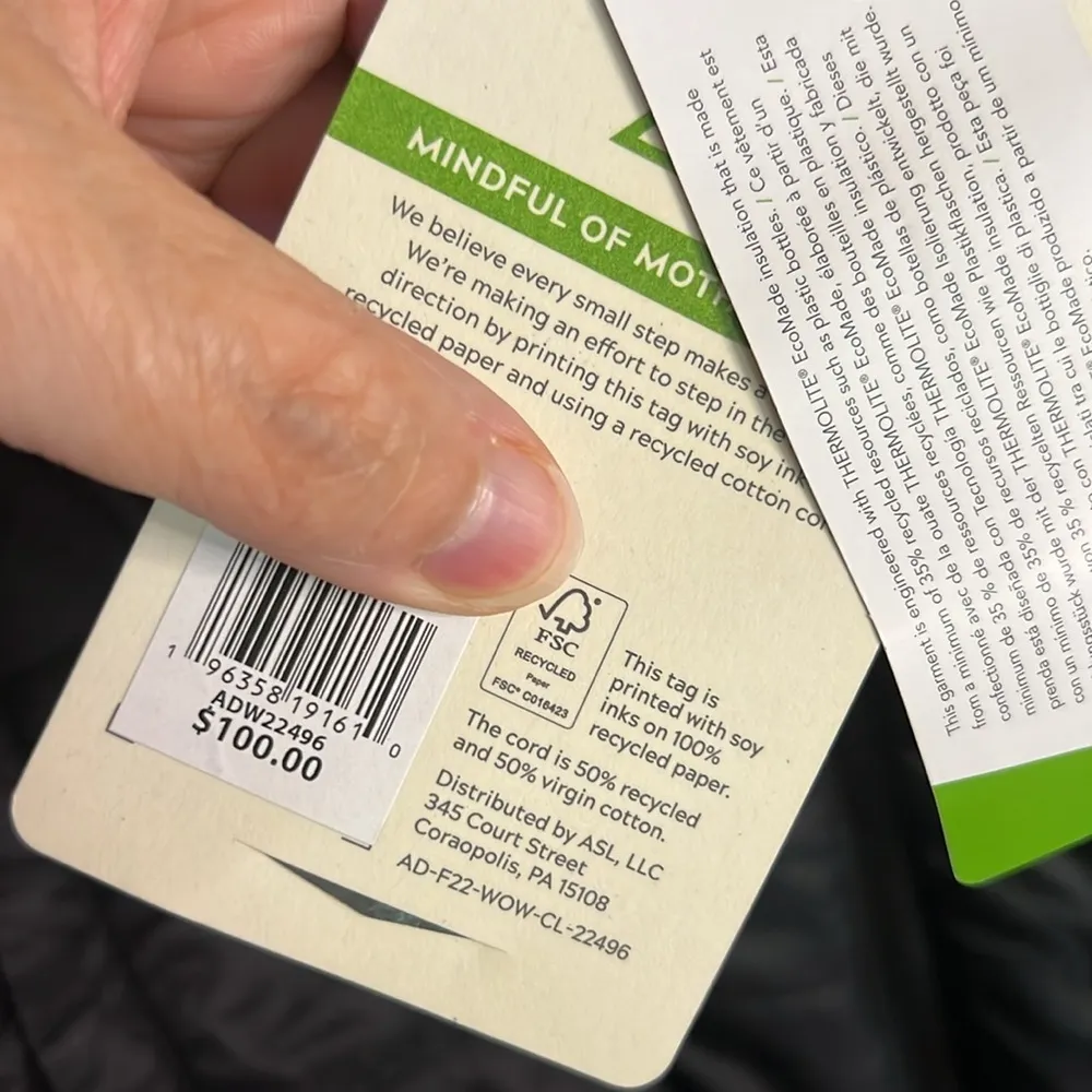 Women’s Ecotrail convertible jacket size M black - Image 7