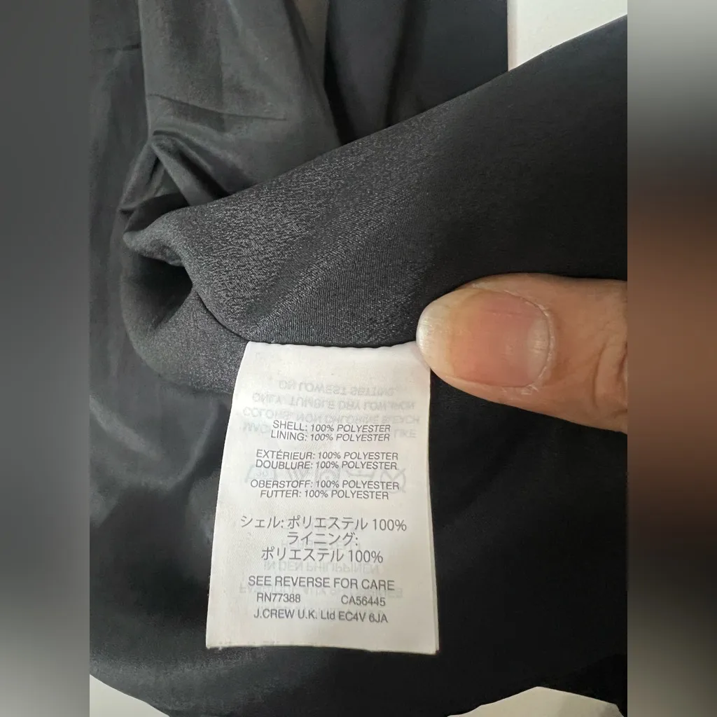 J. Crew Classic Black Trousers dress size 00P - Image 7