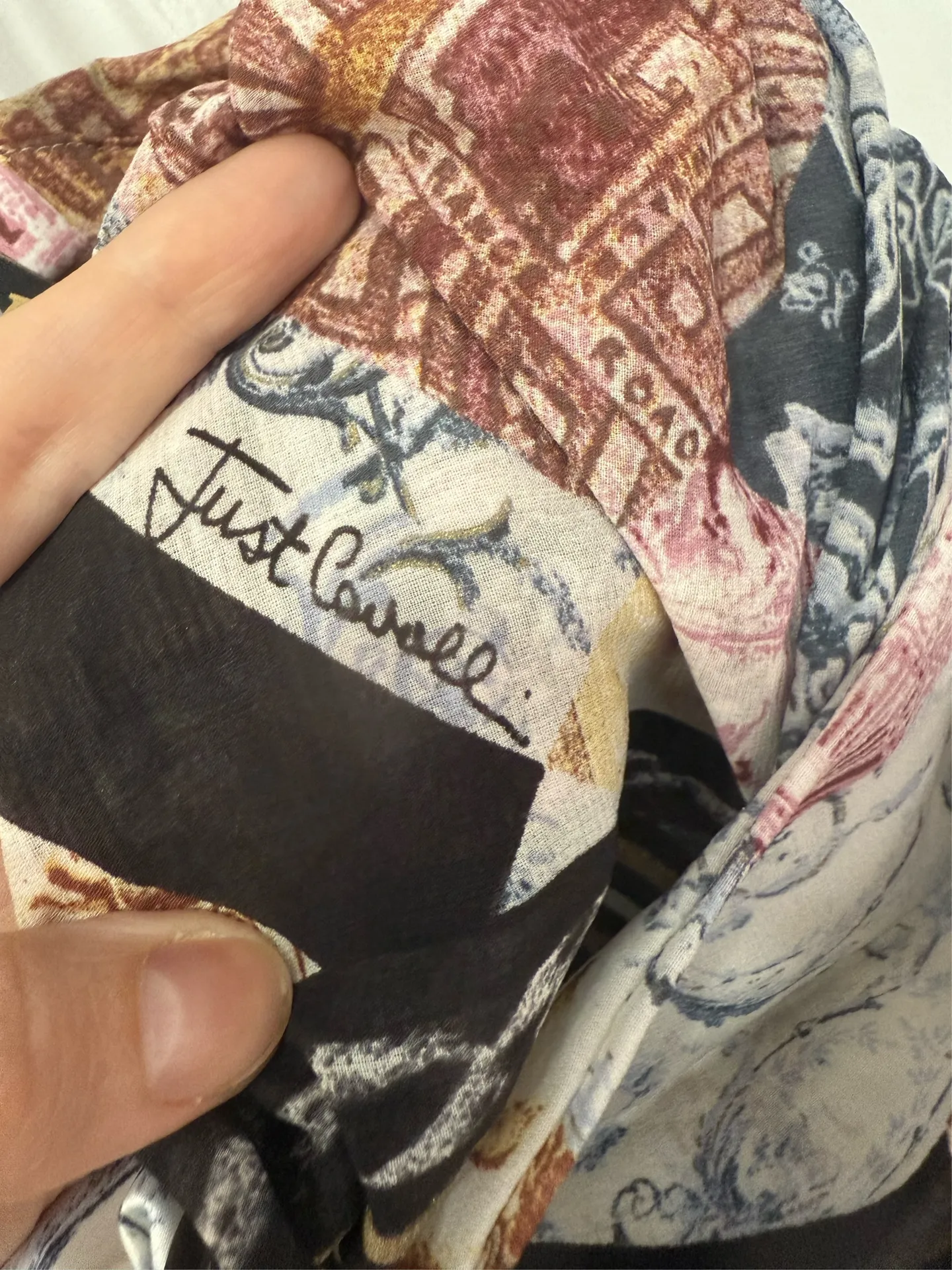 NWT Just Cavalli Silk blend top  - Image 3