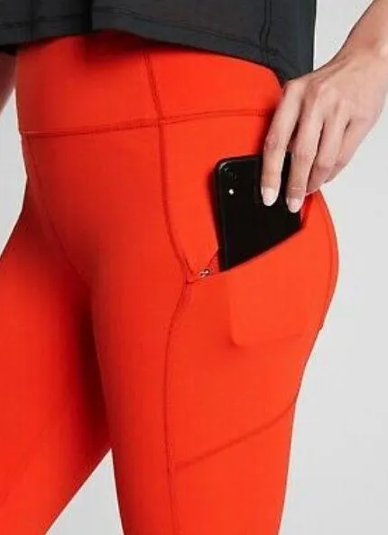 contender tights in torch red - Image 3