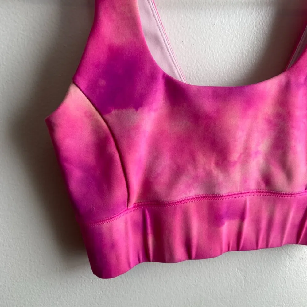 IVL Collective Pink Watercolor Power Sports Bra - Image 6