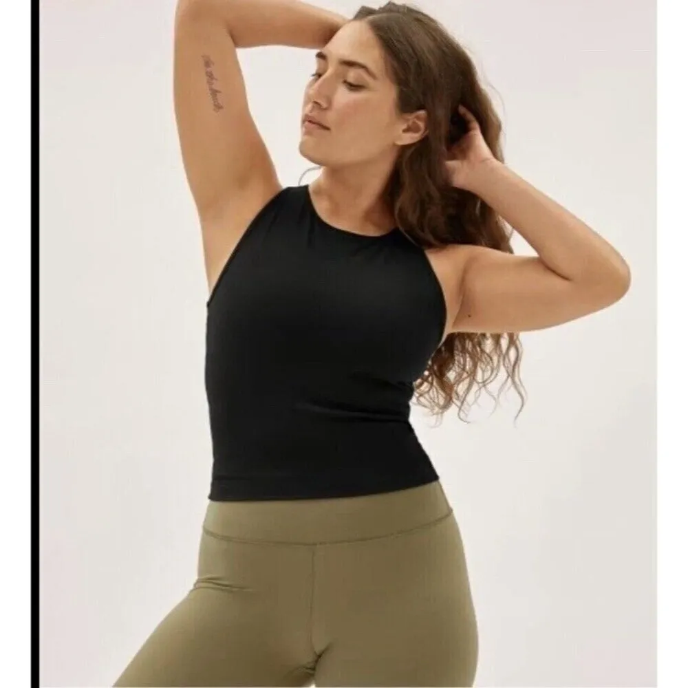Everlane The‎ Perform Tank Top Black Sz XS Women's Athleisure Sleeveless NEW - Image 5