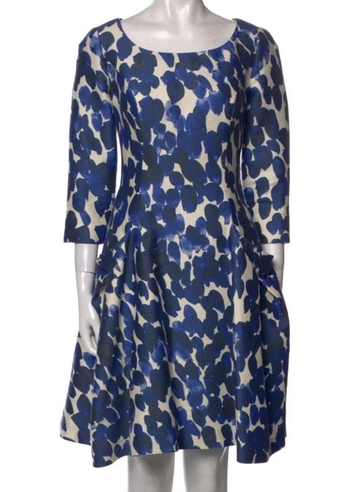 Nwot Carolina Herrera cotton silk dress - Image 2