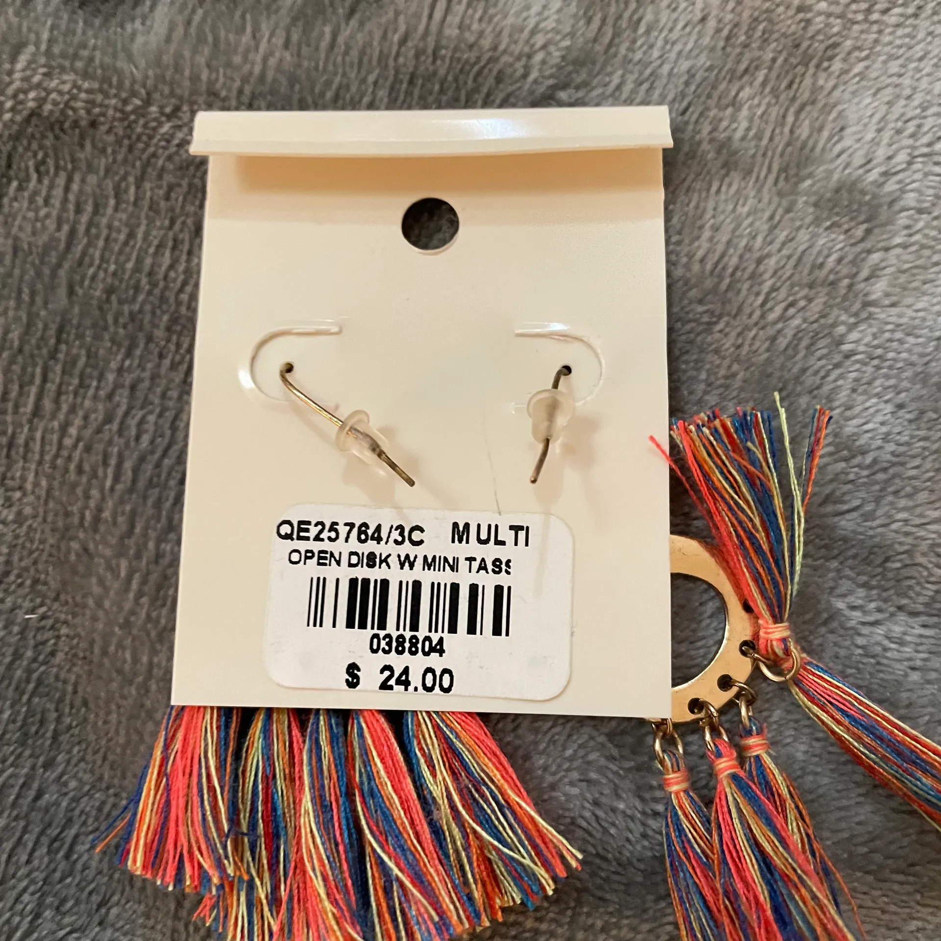 Colorful Tassel Earrings - Image 2