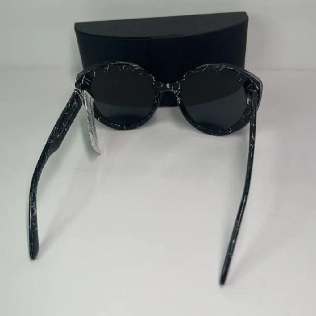 New Authentic- PRADA Dark Grey Cat Eye Ladies Sunglasses PR 01YS 09V5S0 54 - Image 5