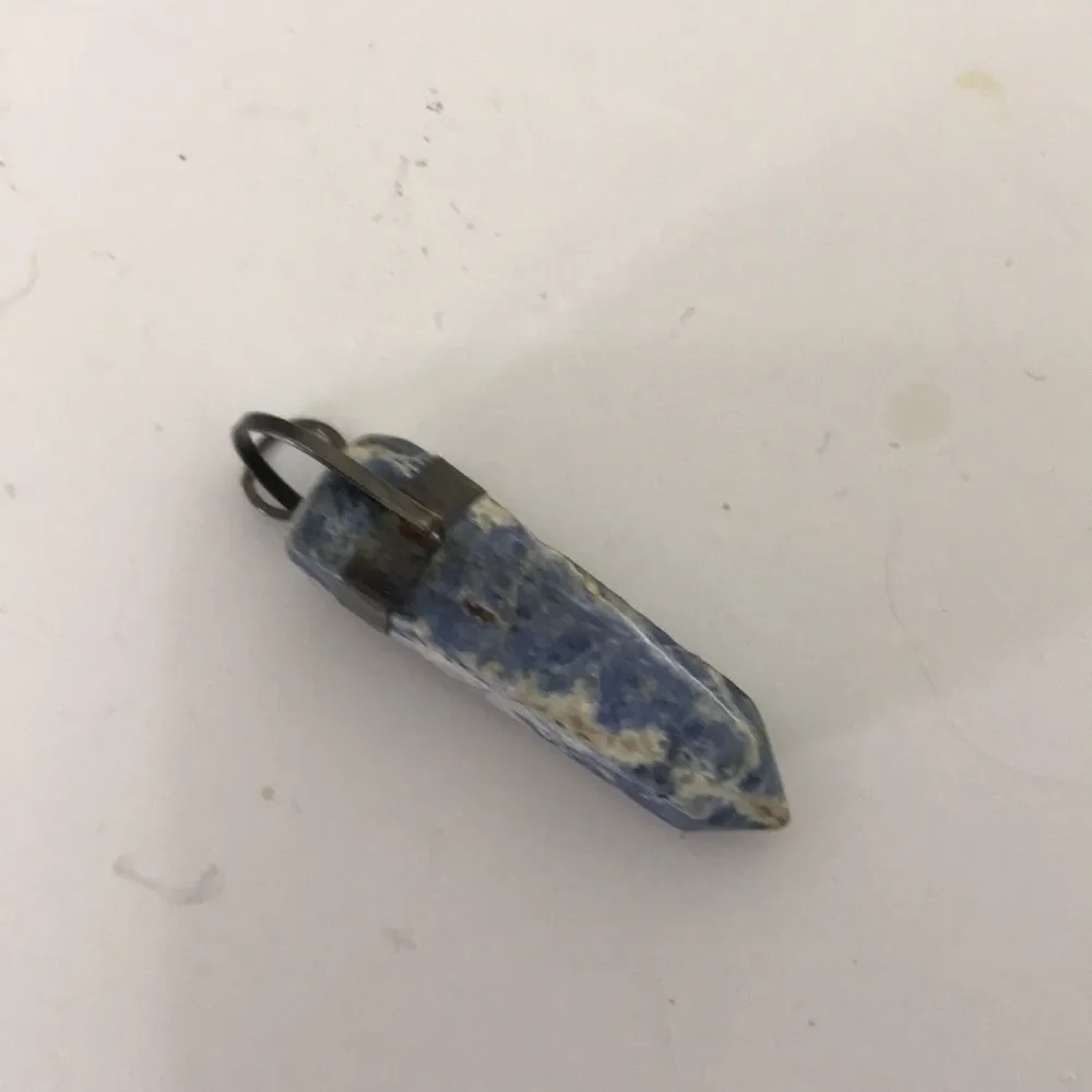Lapis Lazuli Dagger Pendant .6” - Image 2