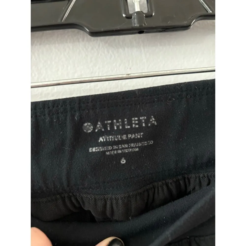 Athleta Pants Women's 6 Black Attitude Jogger Activewear Athleisure Loungewear - Image 3