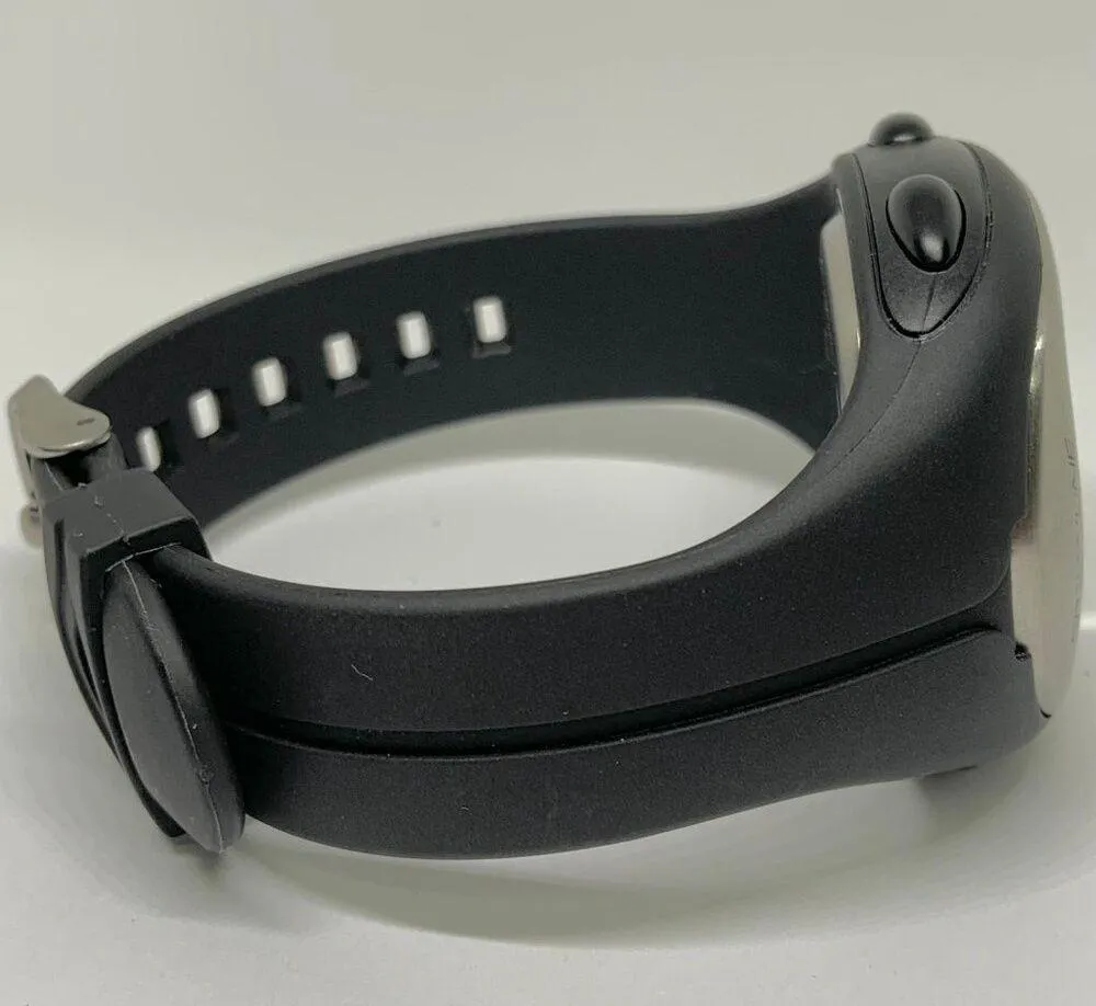 Sportline men’s digital watch 43mm day date water resistant silver black color - Image 5