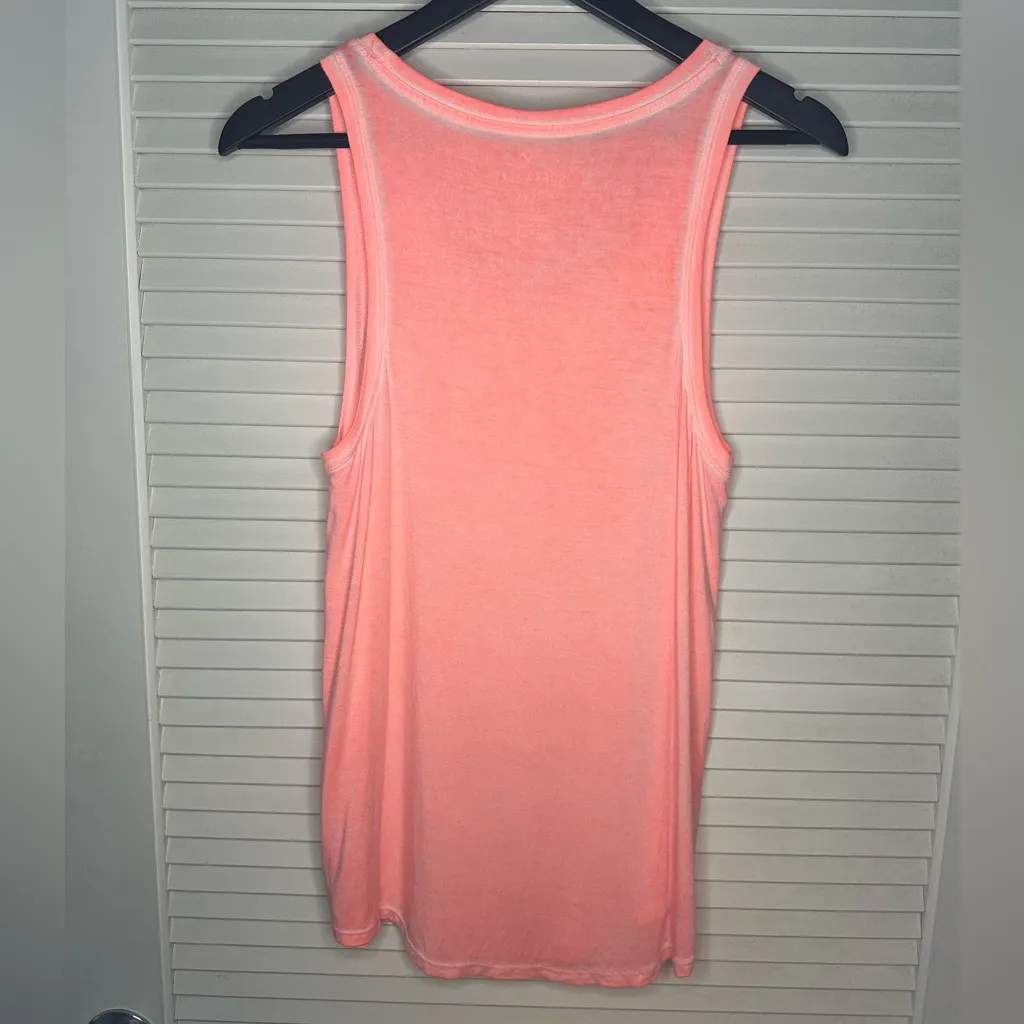 🧡American Eagle Outfitters Soft & Sexy Neon Orange Relaxed Tank Top - Image 5