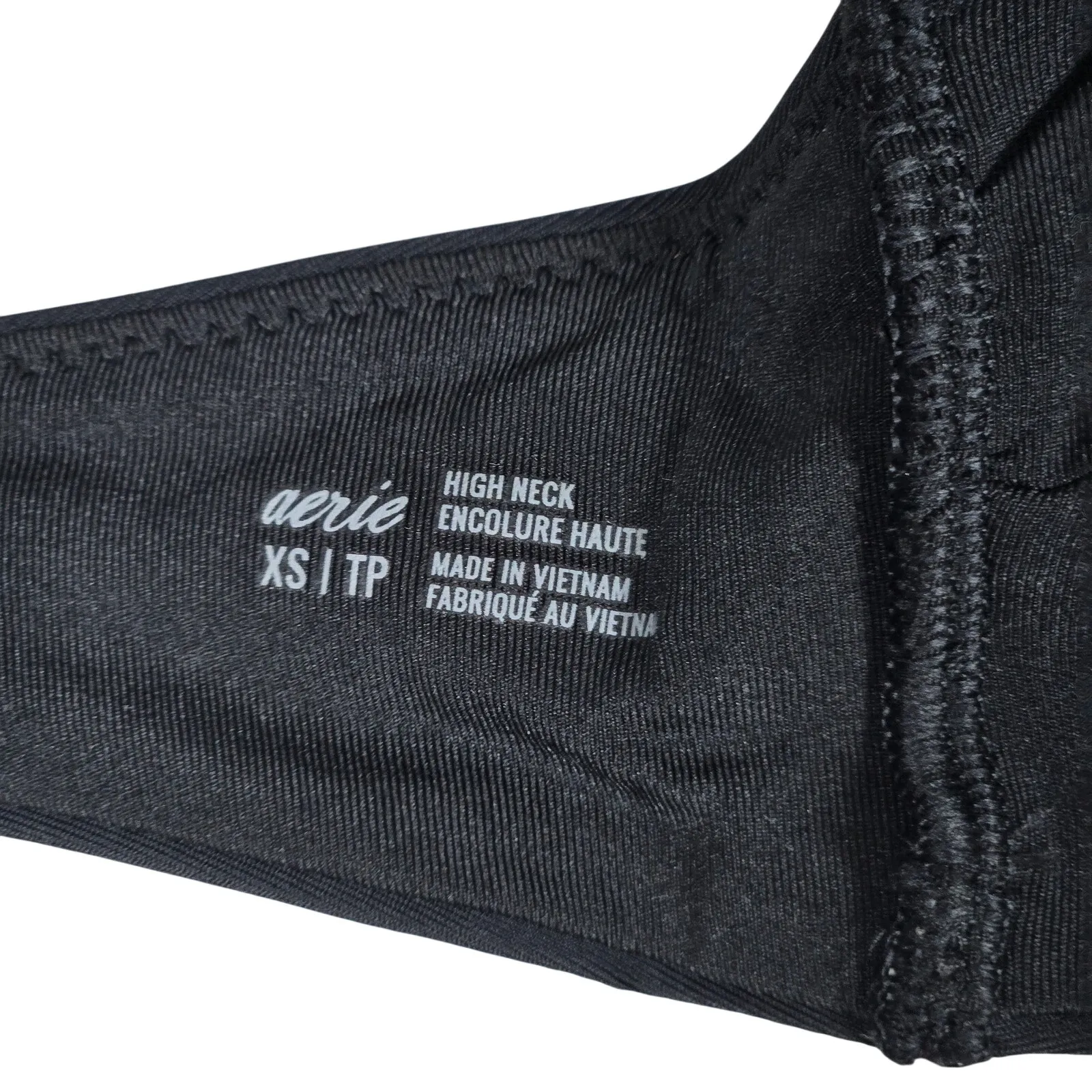 Aerie Black High Neck Halter‎ Bikini Top XS NWT - Image 4