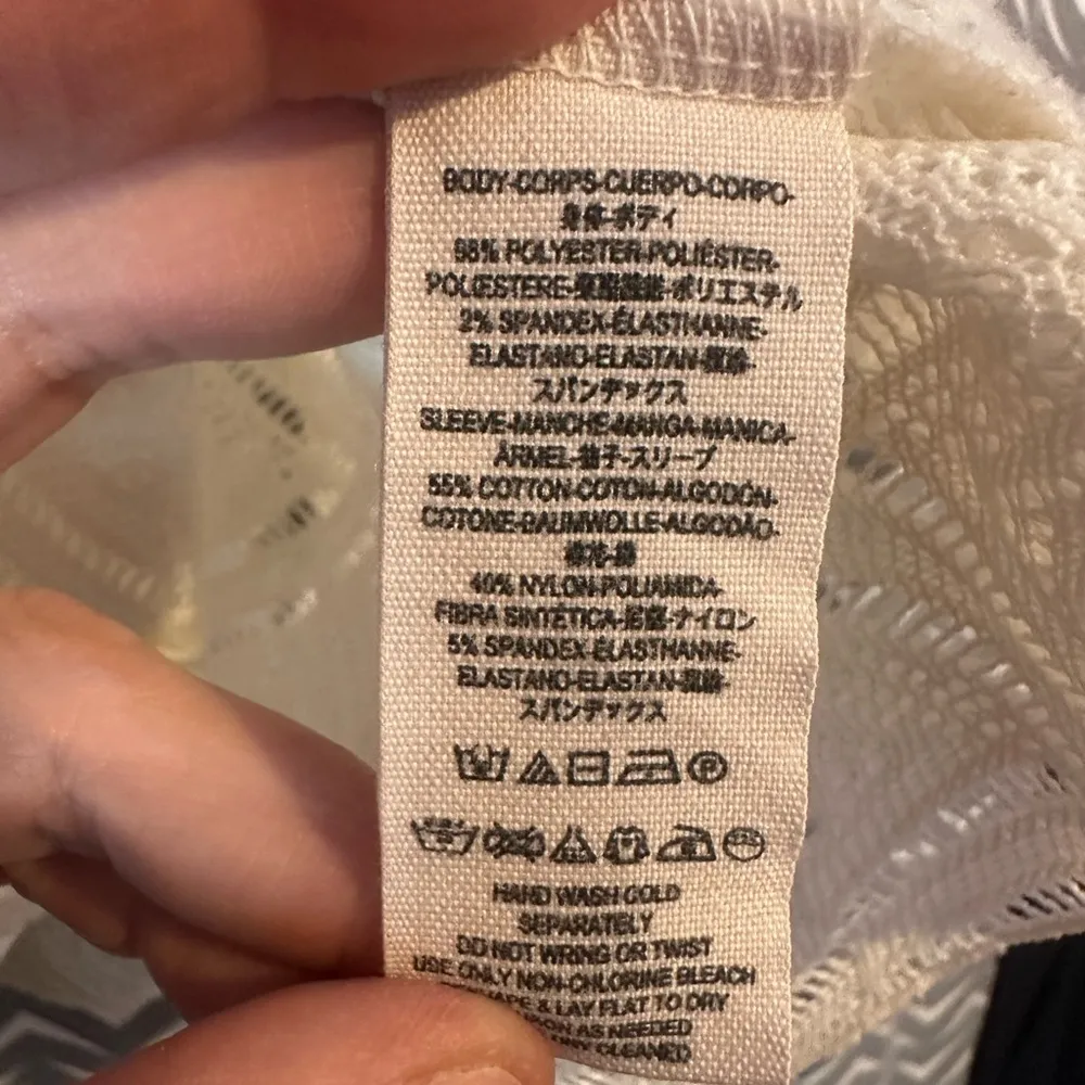 Free People | Ivory Gracie Lace Peplum Babydoll Top, Size S - Image 10