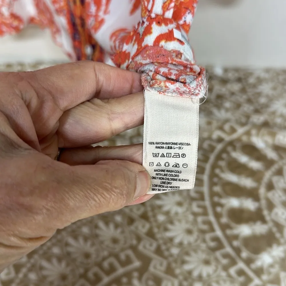 Free People Magic Mystery Tunic Shirt Womens Small Boho Cottagecore Mini Dress - Image 5