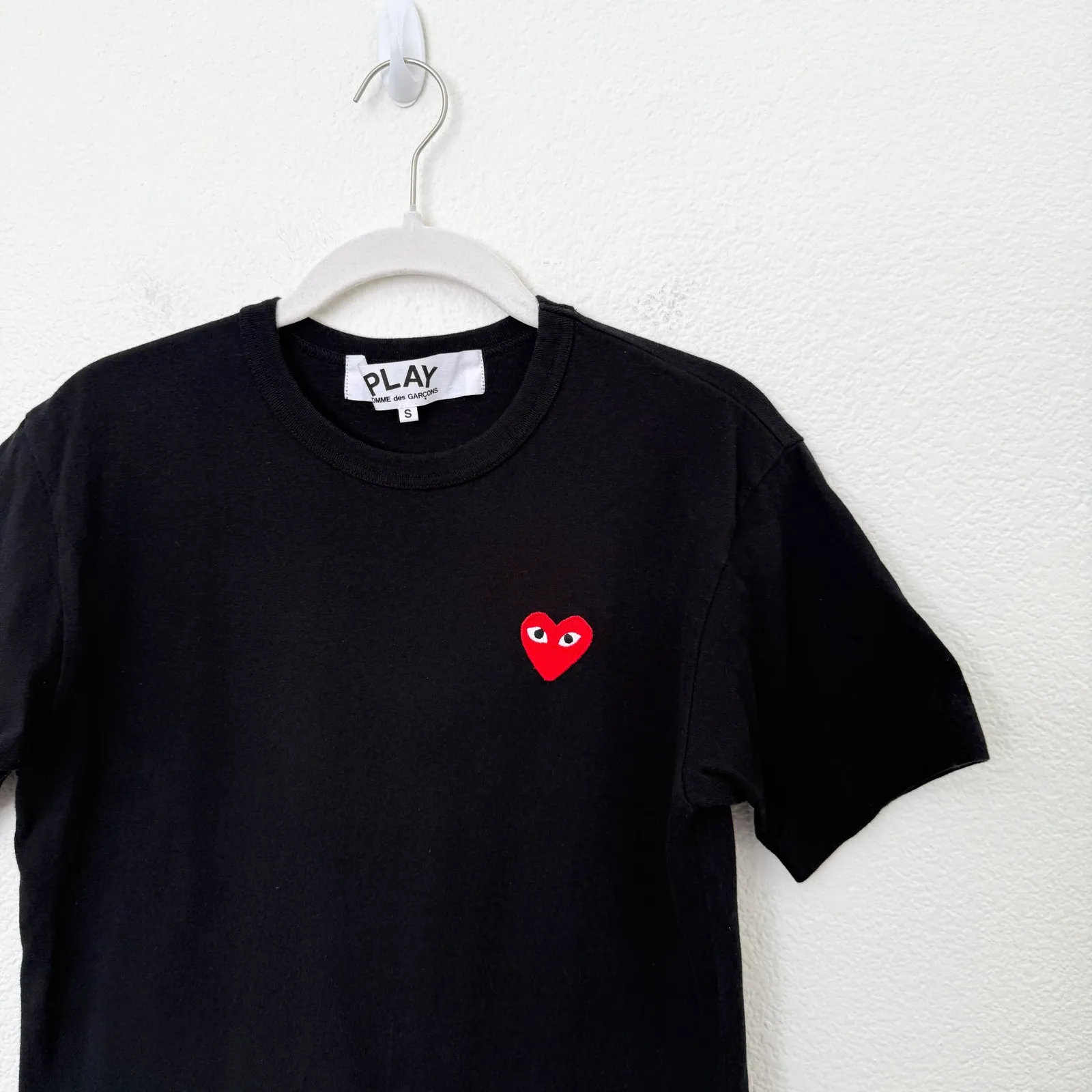 [PLAY Comme des Garcons] Black Heart Logo Crew Neck Short Sleeve T - Image 5